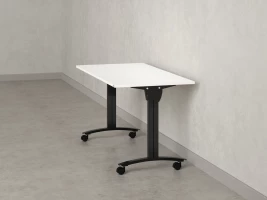 Стол складной, мобильный 800x600x750 RM011-8x6 Белый/Черный