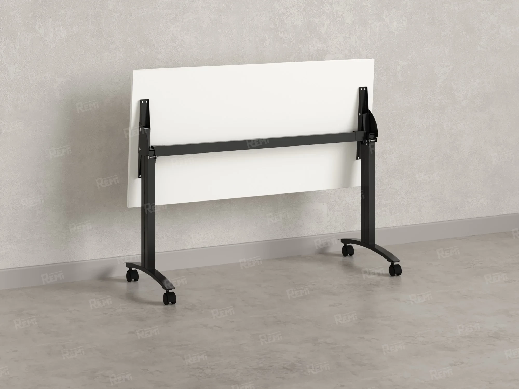 Стол складной, мобильный 800x600x750 RM011-8x6 Белый/Черный