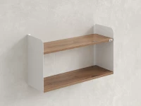 Полка настенная 900x300x500 RM190-90x30 Дуб Юстус/Белый
