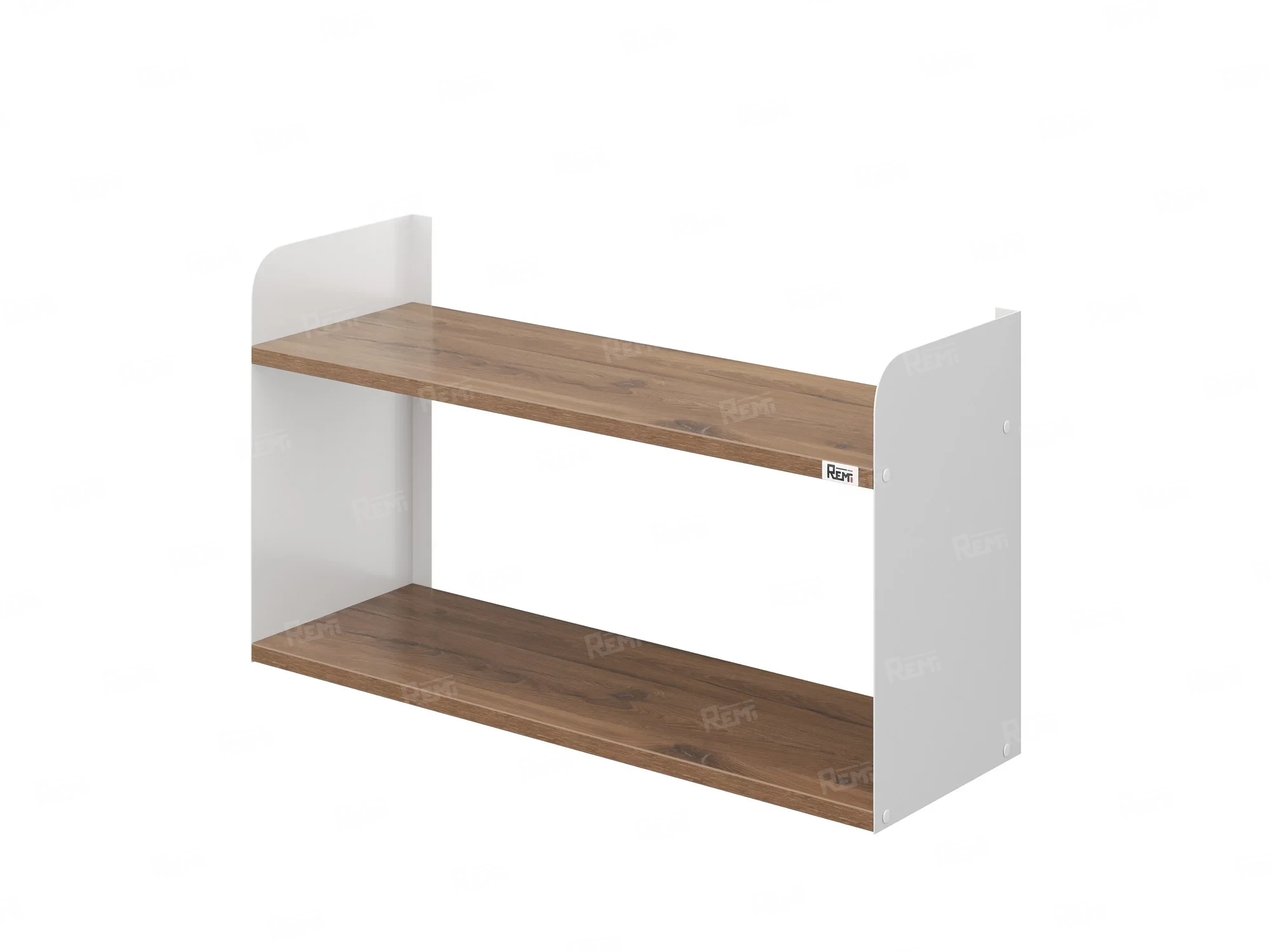 Полка настенная 900x300x500 RM190-90x30 Дуб Юстус/Белый