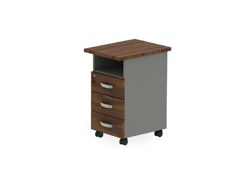 BRL RB091-45х58R Тумба приставная правая 450х580х740 Орех Вармия/Серый вулканический