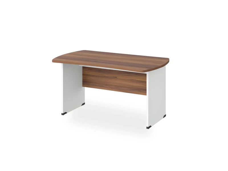 BRL RB003-160х85 Стол симметричный 1600х850х740 Орех Вармия/Белый