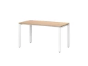 Стол прямой на П-образных опорах 1400x600x750 RM001-14x6 Вяз Швейцарский светлый/Белый