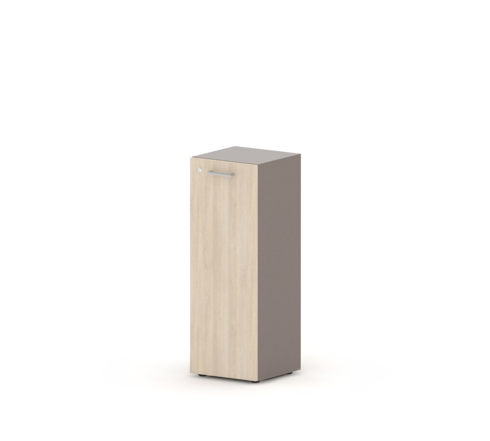 Шкаф узкий, RAC050 средний, правый 45,1x44,8x119,8см Сосна Аланд/Серый камень, Серия Аккорд / Accord. Серия Аккорд / Accord. Серия Аккорд / Accord