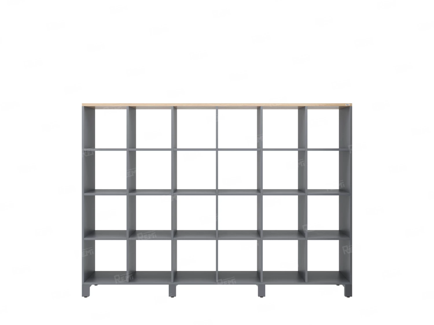 Стеллаж, 24 ячейки 2250х370х1620 RM141-225x37 Вяз Швейцарский светлый/Серый