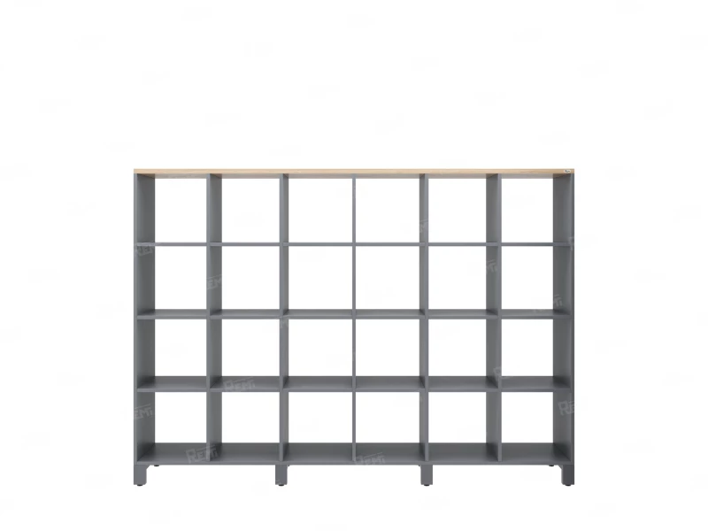Стеллаж, 24 ячейки 2250х370х1620 RM141-225x37 Вяз Швейцарский светлый/Серый
