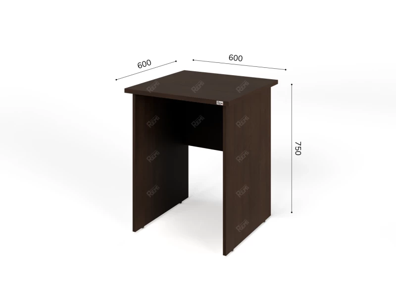 Прямоугольный стол RLG001 60x60x75 Венге, Серия ЛАЙТ | LIGHT