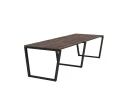 Cтол для переговоров, на V-обазном каркасе 2300x1600x750 RM082-230x160 Дуб Апрельский шоколад/Черный