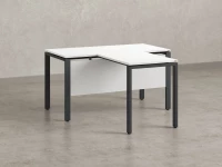 Стол с брифингом с парящей столешницей на П-образных опорах с экраном ЛДСП RM043-16x7 1600x2300x750 Белый/Серый