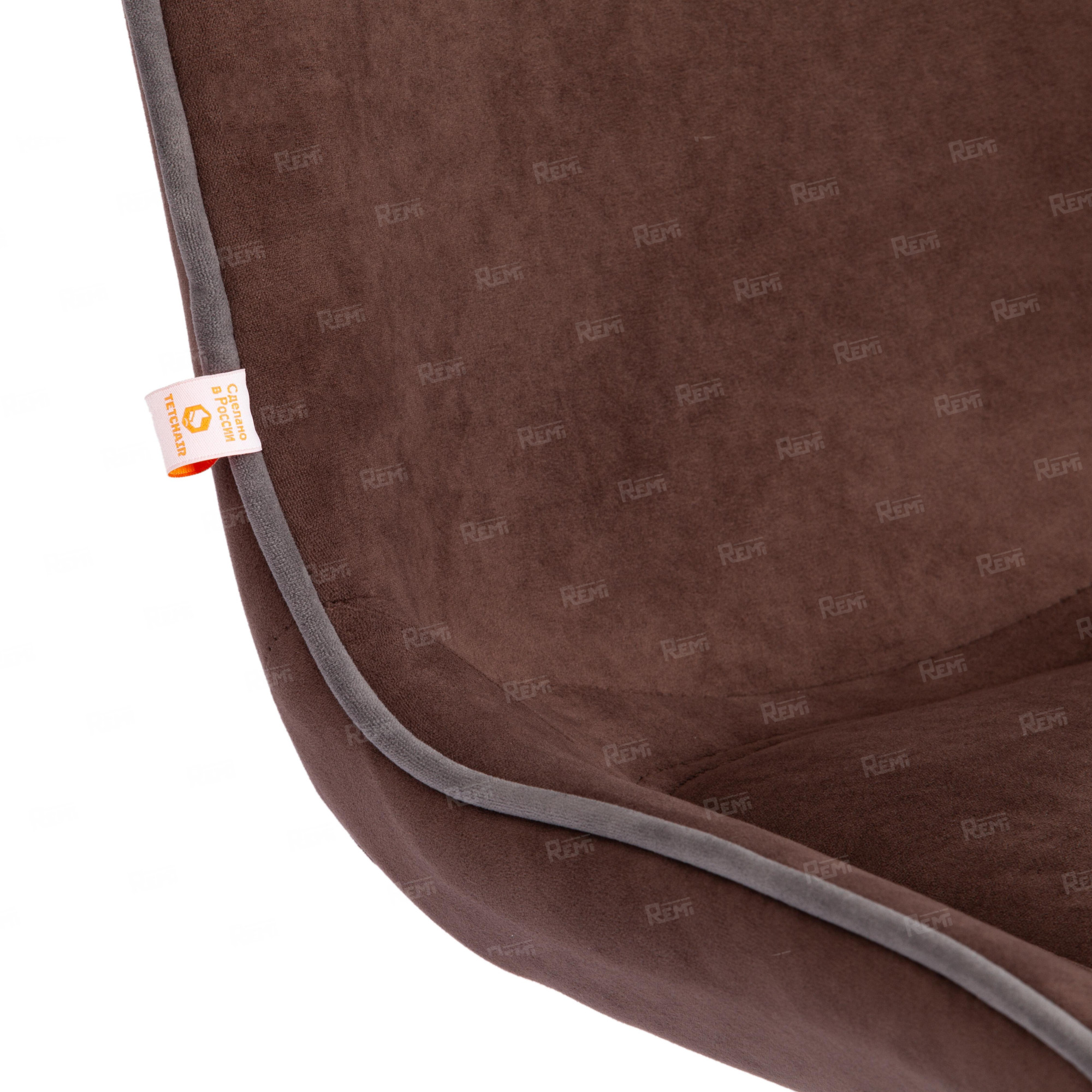 Кресло STYLE Коричневый/Коричневый, Флок (арт. 13566)