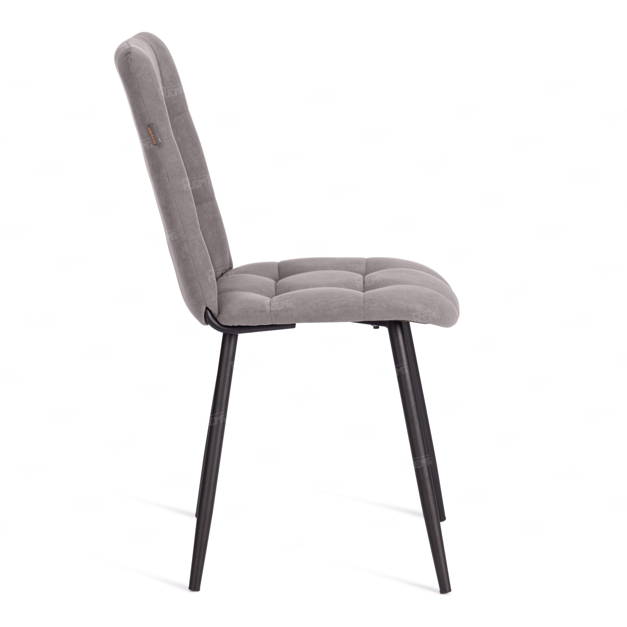 Стул обеденный Asti Серый/Серый, Флок (арт. 24293)