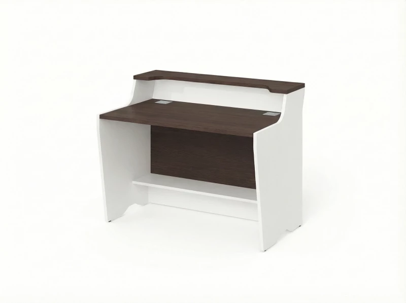 BRL RB081-140х75 Модуль прямой с вырезом, низкий 1400х748х960 Венге/Белый