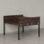 Бенч-система, 2 рабочих места, 5 ЛДСП экранов 1600x1200x750 RM165-4-16x12 Дуб Апрельский шоколад/Черный
