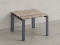 Журнальный стол с полкой 1000x700x550 RM183-10x7 Дуб Маувелла/Серый