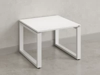 Журнальный стол с полкой 1200x600x550 RM182-12x6 Белый/Белый