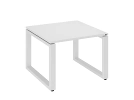 Журнальный стол с полкой 1200x600x550 RM182-12x6 Белый/Белый