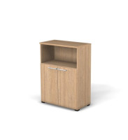 Шкаф RS065 полузакрытый з/с лдсп 79x44x108 см Швейцарский вяз, Серия Смарт | Smart
