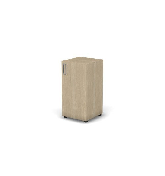 Шкаф узкий, RE131 З/С ХДФ 39,9x42x80 см Акация светлый/Акация светлый, Серия Еврова | Europe