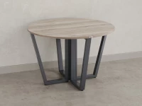 Круглый стол на U-образных опорах 1400x1400x750 RM188-14x14 Дуб Маувелла/Серый