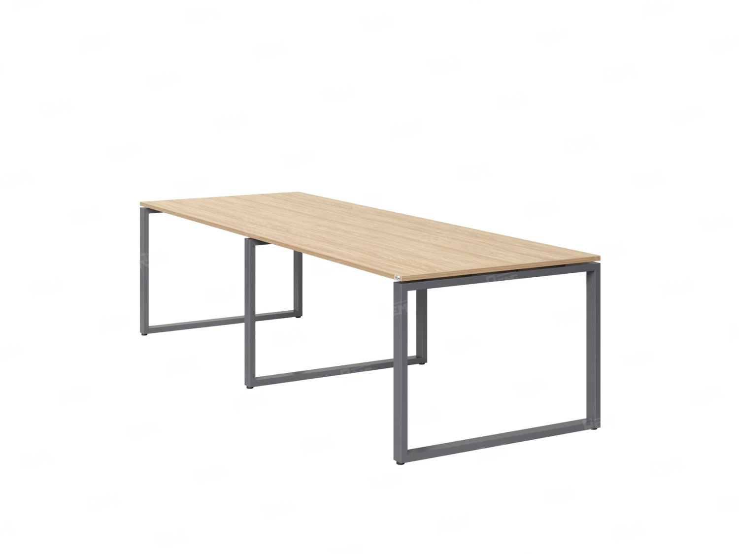 Cтол для переговоров, на О-обазном каркасе 2200x1450x750 RM081-220x145 Вяз Швейцарский светлый/Серый