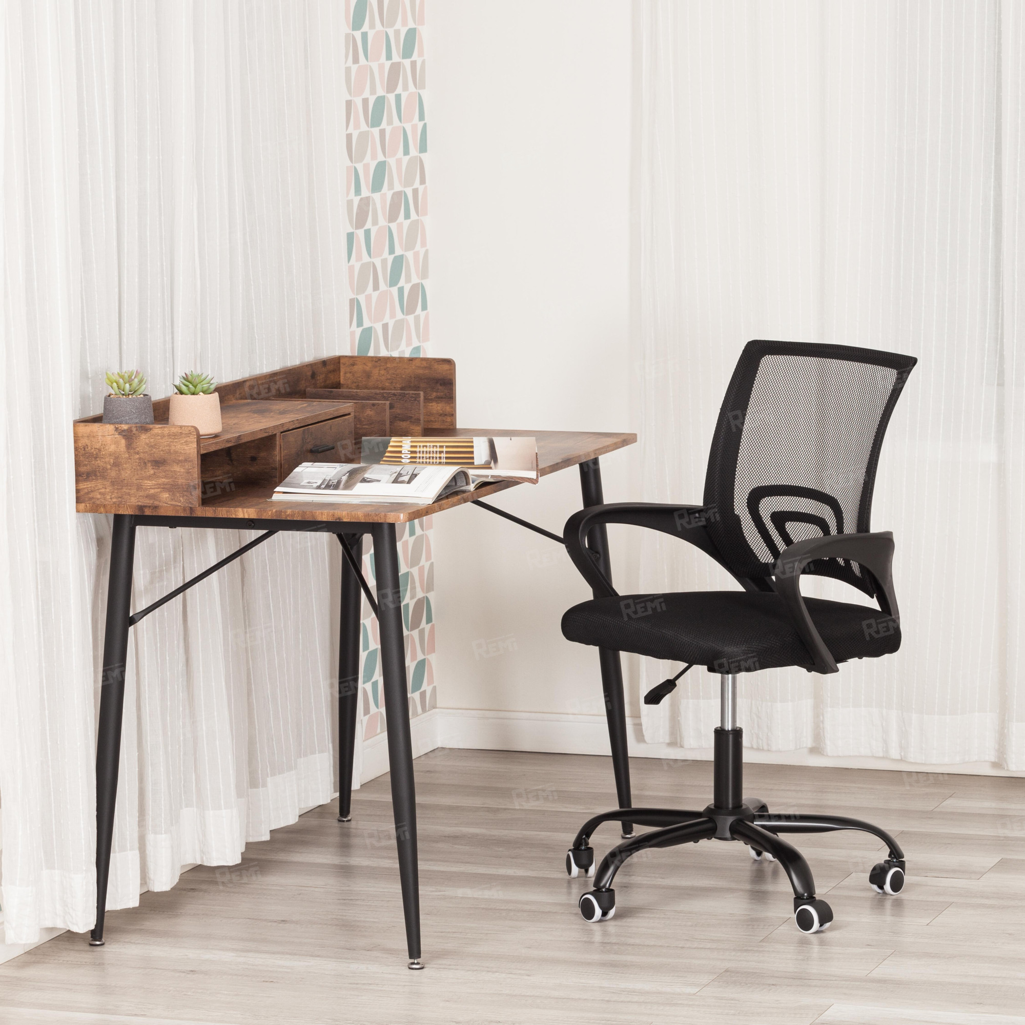 Кресло BM-520M Черный/Черный, Ткань (арт. 20212)