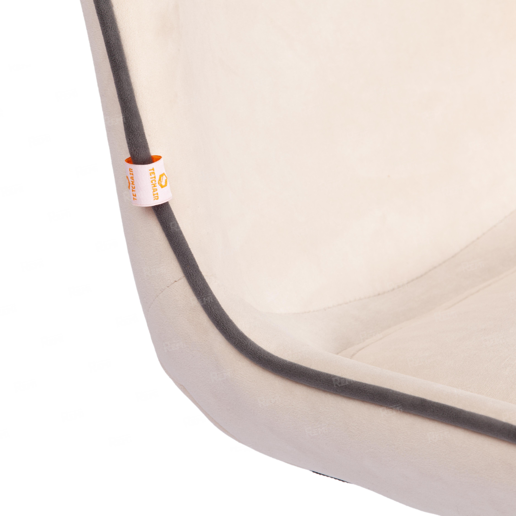 Кресло STYLE Молочный/Молочный, Флок (арт. 13568)