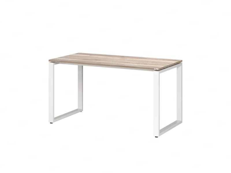 Стол прямой на O-образных опорах 1200x600x750 RM002-12x6 Дуб Маувелла/Белый