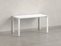 Стол прямой на П-образных опорах 1800x700x750 RM001-18x7 Белый/Белый