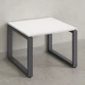 Журнальный стол с полкой 1200x600x550 RM182-12x6 Белый/Серый