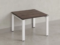 Журнальный стол с полкой 600x700x550 RM183-6x7 Дуб Апрельский шоколад/Белый