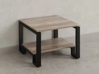 Журнальный стол с полкой 800x600x550 RM181-8x6 Дуб Маувелла/Черный