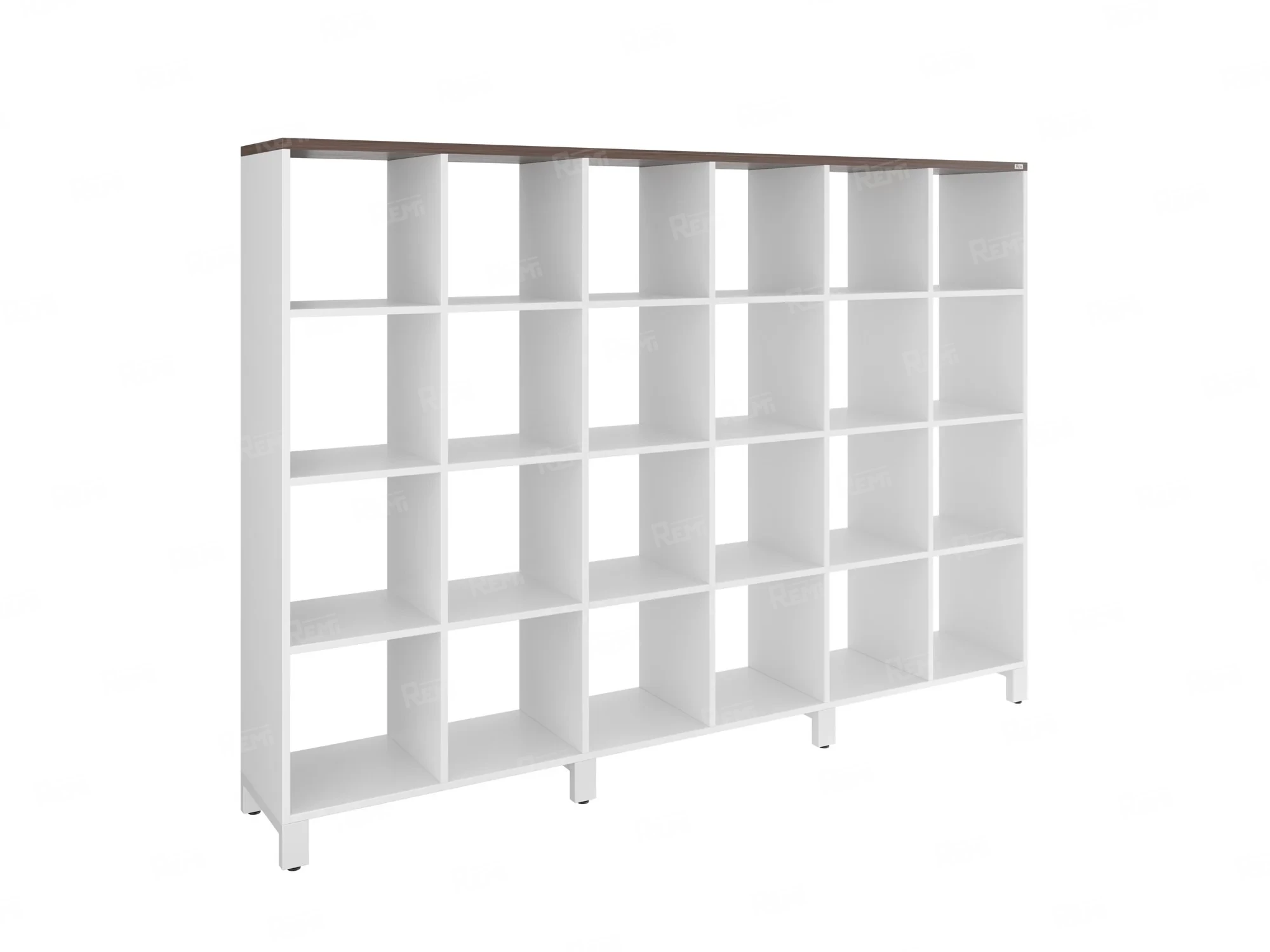 Стеллаж, 24 ячейки 2250х370х1620 RM141-225x37 Дуб Апрельский шоколад/Белый