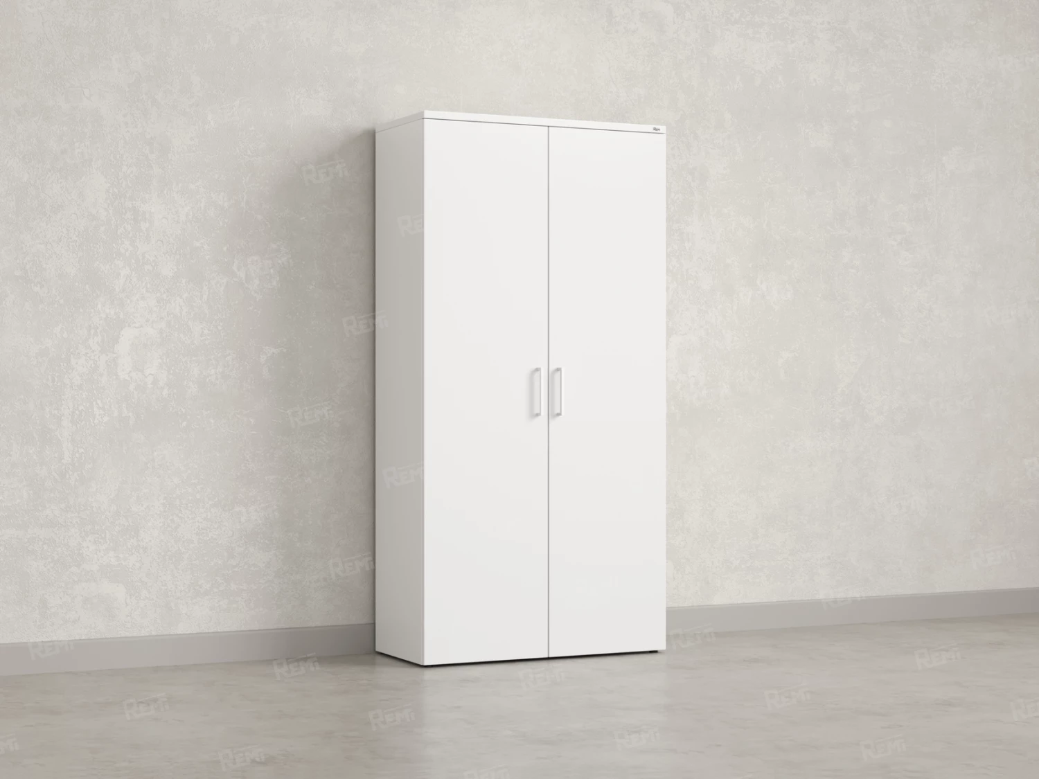 Шкаф распашной, регулируемые опоры, 5 уровней 900x420x1800 RM153-90x41 Белый/Белый