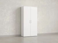 Шкаф распашной, регулируемые опоры, 5 уровней 900x420x1800 RM153-90x41 Белый/Белый