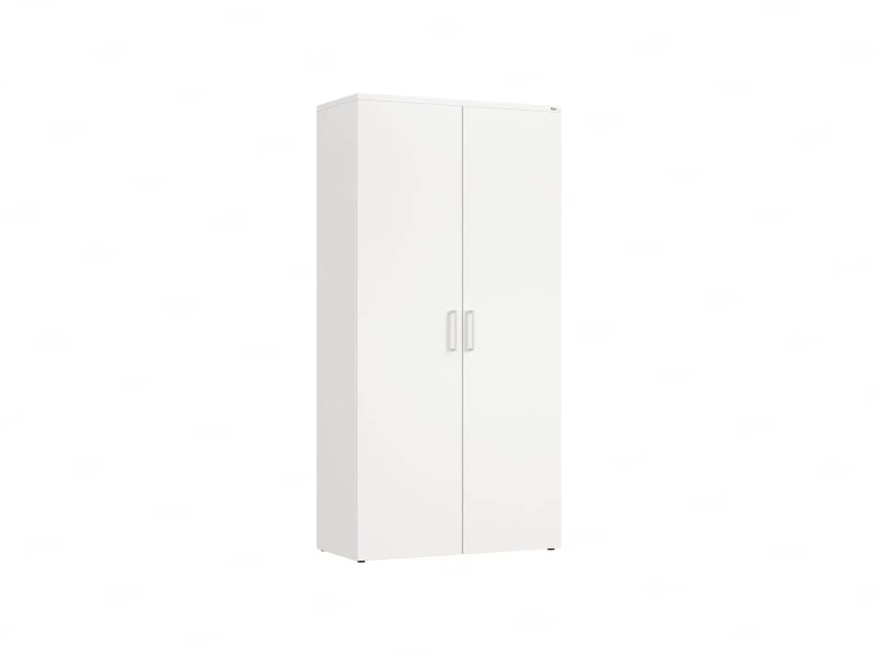 Шкаф распашной, регулируемые опоры, 5 уровней 900x420x1800 RM153-90x41 Белый/Белый