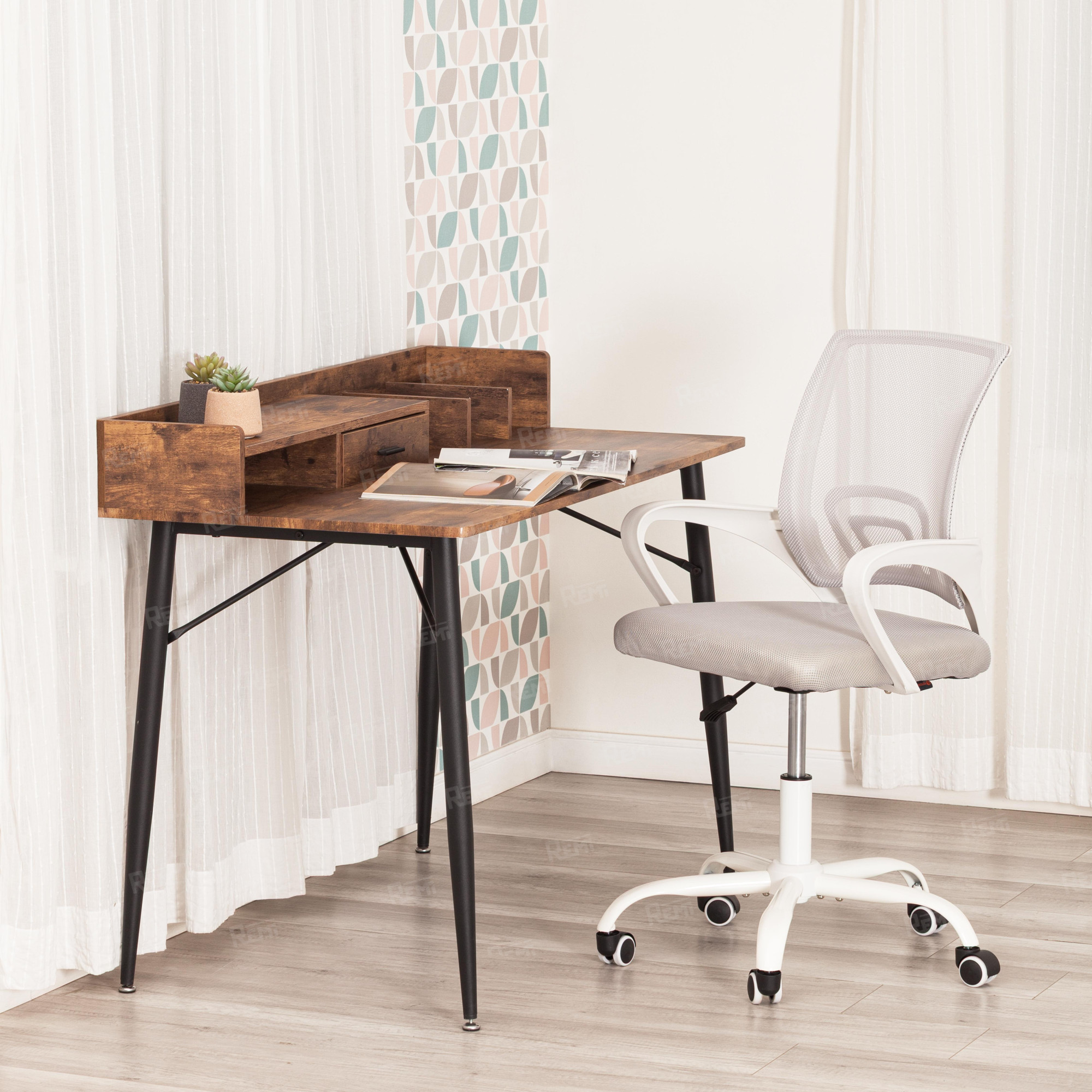 Кресло BM-520M Серый/Серый, Ткань (арт. 24951)