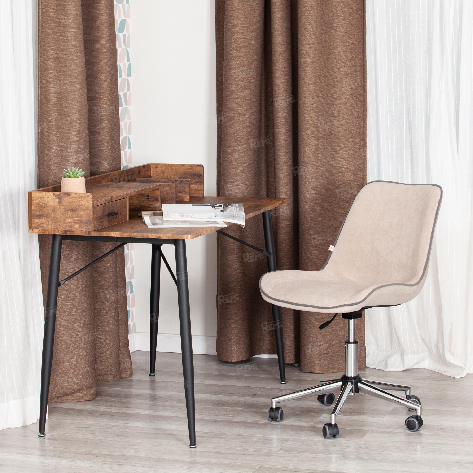 Кресло STYLE Бежевый/Бежевый, Флок (арт. 13569)