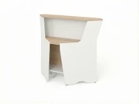 BRL RB080-99х99 Модуль угловой, высокий 994х994х1175 Акация/Белый