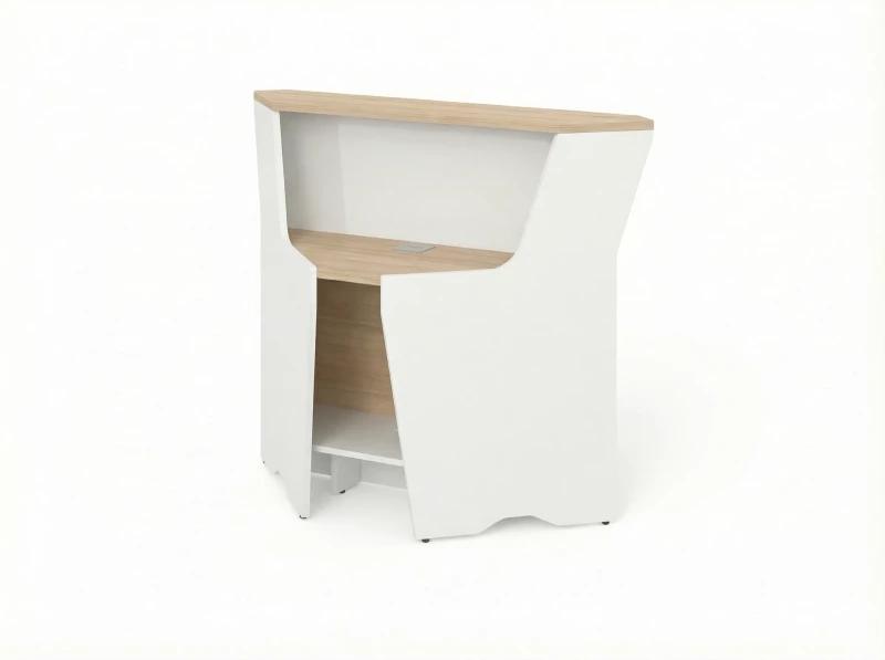 BRL RB080-99х99 Модуль угловой, высокий 994х994х1175 Акация/Белый