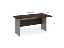 BRL RB085-160х95R Угловое рабочее место правое 1600х950х740 Венге/Серый вулкан-кий