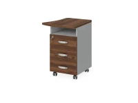 BRL RB085-53х60R Тумба приставная правая 530х600х740 Орех Вармия/Серый вулканический