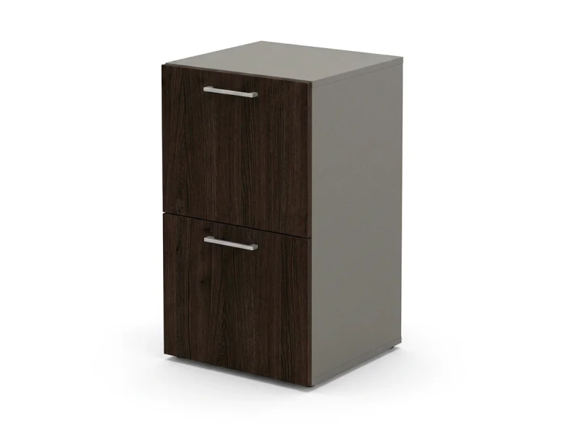 Шкаф, 2 Файл-бокса RAC041 45,1x44,8x81,4см Дуб Термо/Серый камень, Серия Аккорд | Accord