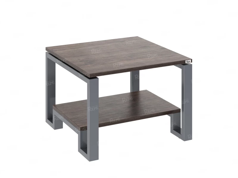 Журнальный стол с полкой 1100x700x550 RM181-11x7 Дуб Апрельский шоколад/Серый