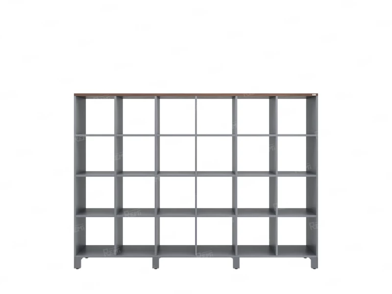 Стеллаж, 24 ячейки 2250х370х1620 RM141-225x37 Дуб Апрельский шоколад/Серый