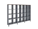 Стеллаж, 24 ячейки 2250х370х1620 RM141-225x37 Дуб Апрельский шоколад/Серый