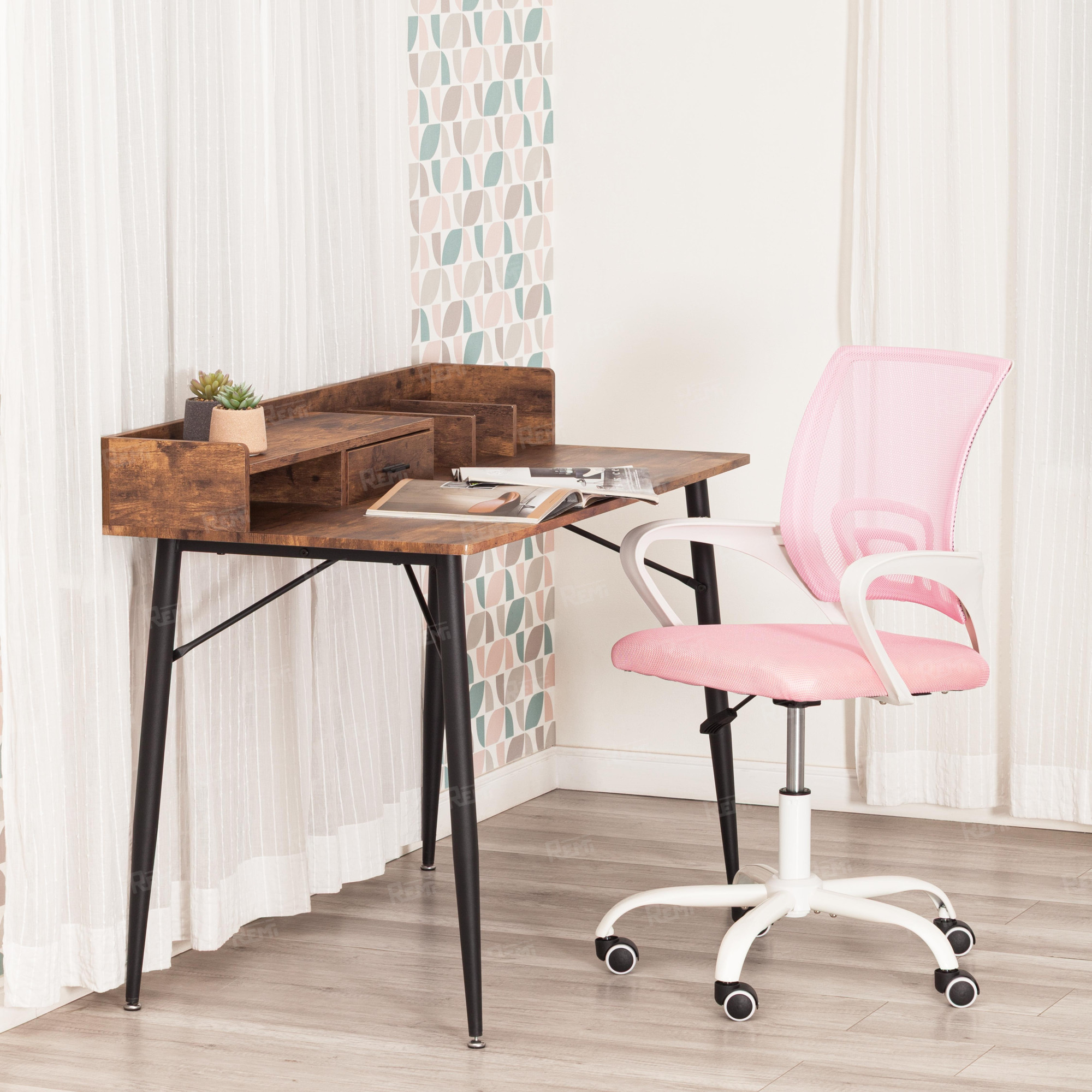 Кресло BM-520M Розовый/Розовый, Ткань (арт. 24952)