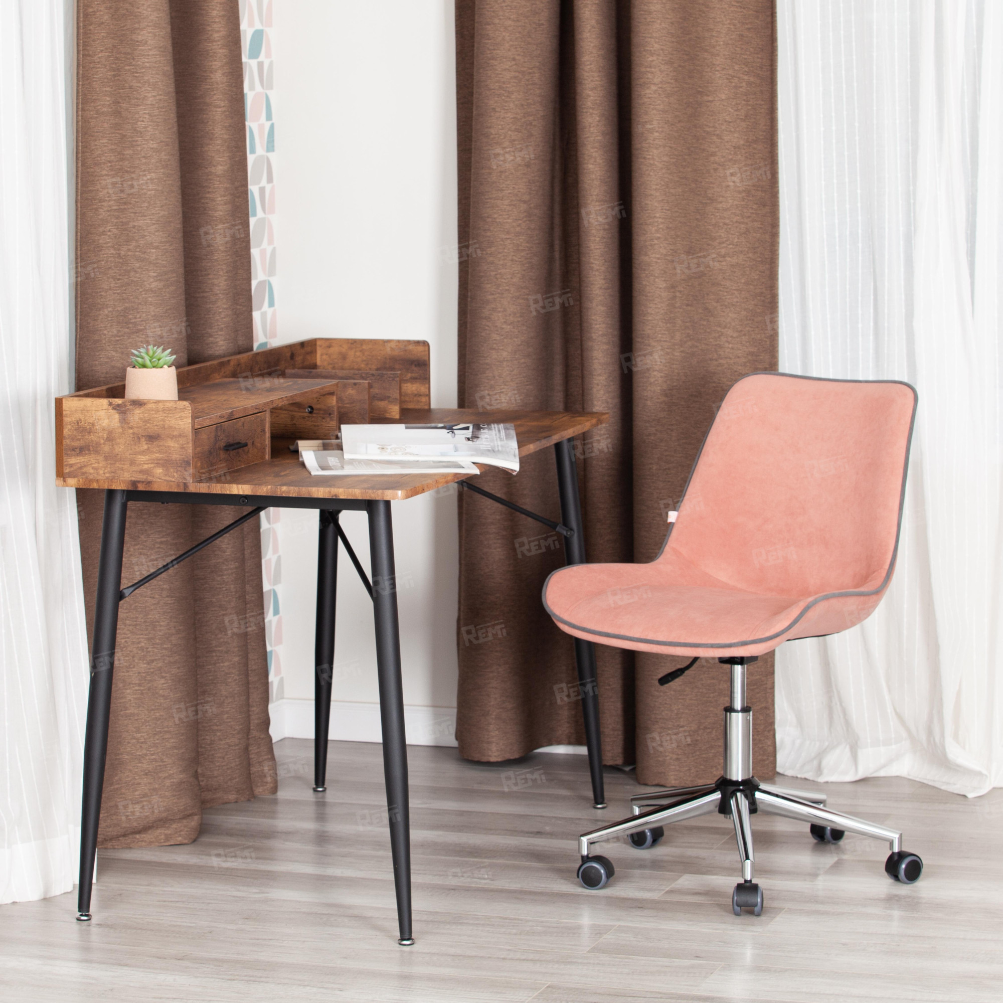 Кресло STYLE Розовый/Розовый, Флок (арт. 13953)