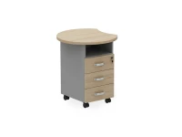 BRL RB087-64х70L Тумба приставная левая 640х700х740 Акация/Серый вулканический