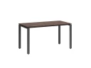 Стол прямой на П-образных опорах 1400x600x750 RM001-14x6 Дуб Апрельский шоколад/Серый
