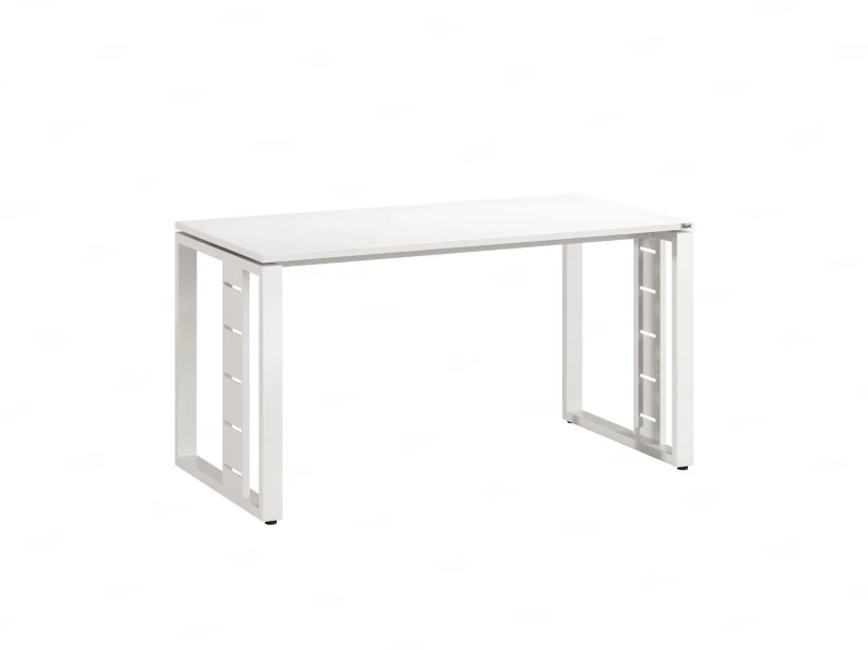 Стол прямой на О-образных опорах 2000x700x750 RM040-20x7 Белый/Белый